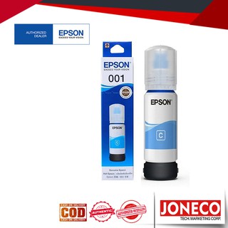 Epson 001 Cyan Ink 70ml (L4150/L4160/L6160/L6170/L6190) Genuine Epson Ink