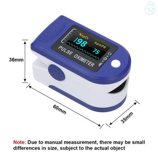 Fingertip oximeter portable blood oxygen saturation pulse oximeter healthy pulse rate Mo (5)