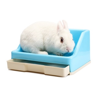 【Ready Stock】Rabbit toilet; Bunny potty; Rabbit potty; Rabbit drawer type toilet; Rabbit potty potty; Square potty; Four-corner potty; Rabbit supplies