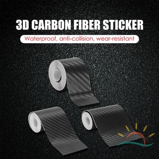 【Ready Stock】∏Nano Carbon Fiber Car Sticker Waterproof Door Sill Side Mirror Anti Scratch Nano Prote