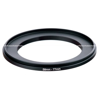 58-77mm Male to Female Photo Step-Up Filter CPL Ring Adapter