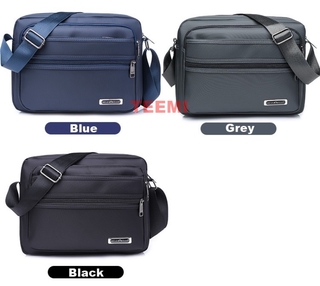Unisex Porter Sling Bag Fit 11 Inch Tablet A4 Water Resistant Large Size Multi Compartment Beg Silan