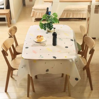 Waterproof Anti-fading Tablecloth Cartoon Printing Table Cloth New Dust Cloth Home Decor For Kitchen