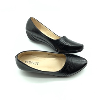 B106-17 Black Shoes/Black School Shoes/Kids Shoes For Girls (2)