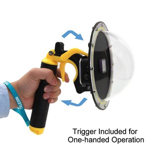 Telesin 6 Underwater Dome w/ Trigger For GoPro HERO 8 Black Hand Floating Grip Trigger Underwater (7)