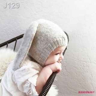 №☞MG-Infant Kids Winter Baby Boy Girl Knitted Rabbit