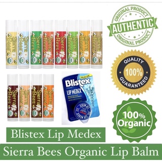 [ONHAND] Sierra Bees Organic Lip Balm Blistex Lip Medex Blistex Lip Balm