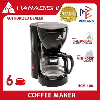 ✘✾▬Hanabishi Original 6 cups Coffee Cafe Maker Machine HCM-10B *WINLAND*
