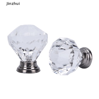 [Jinzhui] Crystal Glass Door Knobs Drawer Cupboard Cabinet Handle Furniture Handles Hot sell
