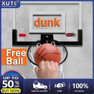 【COD】 Kids basketball ring Indoor Basketball Hoop Play Set ring Mini Hanging Basketball Board with