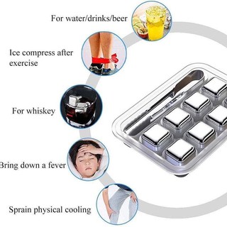Ice Metal Cubes (pack of 8)