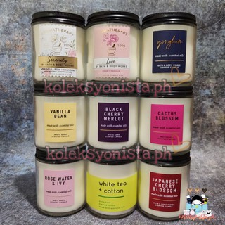 Bath and Body Works Single-Wick Candles (BBW candles)