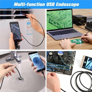Camera Flexible IP67 Waterproof Micro USB Inspection Borescope Camera for Android PC Notebook 6LEDs Adjustable
