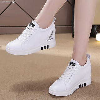 【Fashion hot sale】▥Thick-soled inner increase women s shoes white shoes 2021 spring and summer new c
