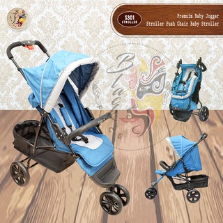 Blackface S301 Premuim Baby Jogger Stroller Push Chair Baby Stroller