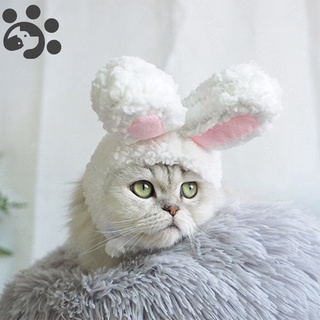 Cute Cat Hats Clothes Christmas Costume Hat for Kitty Funny Dog Costume Clothes Plush Cute Rabbit Costume Hat Pet Accessories