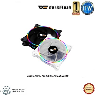 ✟darkFlash D1 Rainbow RGB Case Fan 120mm Single Fan