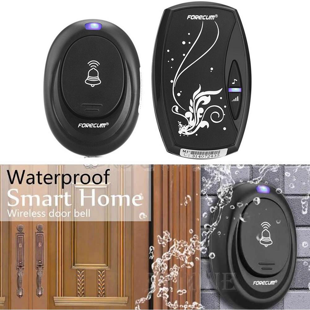 Smart Wireless WiFi Ring AC Forecum 6 Doorbell Bell Plug In Home Security