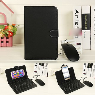 Android OTG With Mouse Mobile Phone Holster included Keyboard Cover