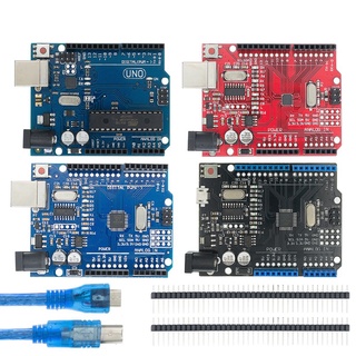 Arduino UNO R3 UNO board UNO R3 CH340G+MEGA328P/ATMEGA16U2+MEGA328P Chip 16Mhz For Arduino UNO R3 Development board+USB CABLE