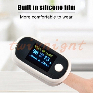 twivnignt Rechargeable USB Finger Clip Fingertip Pulse Oximeter Heart Rate PI SpO2 Monitor (5)