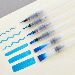 6 PCS/Set Watercolor Soft Pen Brush Refillable Pens for Painting Drawing Calligraphy Art Supplies