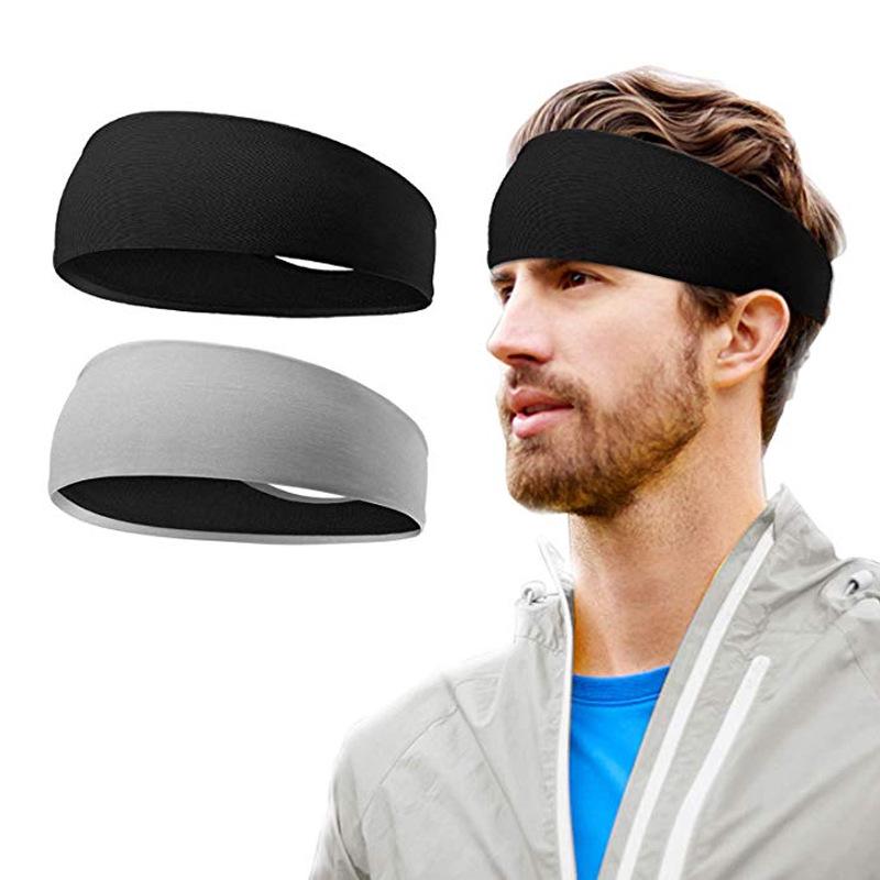 Sports Elastic Hair Band Sweat-absorbing Running Yoga Fitness Headband