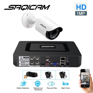 CCTVsecurity cameracctv camera✿Saqicam 4CH AHD 1080N DVR 1MP Surveillance Camera CCTV Package DI