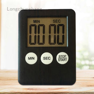 Longchunshang Kitchen Electronic Timer Lcd Digital Display Timer Stopwatch Cooking Timer Countdown Alarm Clock
