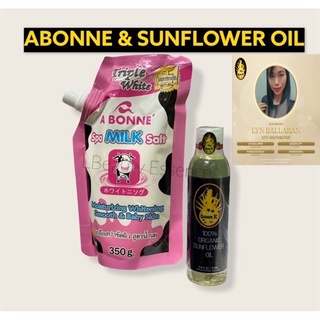 [COMBO OFFER] Abonne Spa Milk Salt w/cap & Sunflower Oil by Queen K