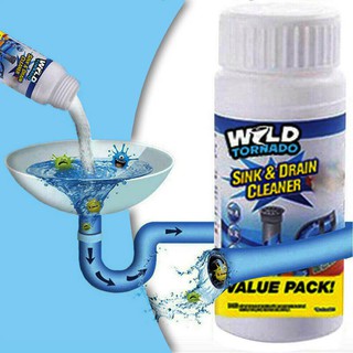 Wild Tornado Powerful Sink and Drain Cleaner for Kitchen Toilet Pipe Dredging (110g / bottle) XJB10 (7)