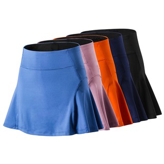 Women Sports Skirt High Waist Quick Dry Golf Skirts with Pocket Ruffles Lining Yoga Tennis Running Fitness Gym Skirt Built-in Shorts (6)