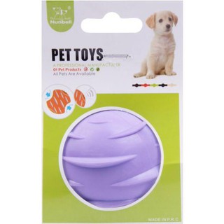 【Ready Stock】✟PET TOY❀Nunbell Dog Squeaky Ball TPR Rubber Bite Resistant Teeth Cleaning Chew Play To