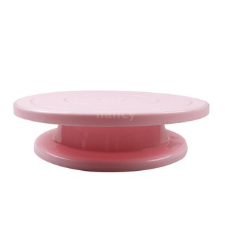 Plastic Cake Turntable Non-slipping Bottom Rotating Revolving Decorating Stand Platform for 10 inch