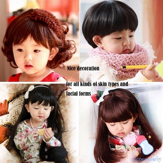 【6 Types】Girls Hair Wig Full Head Children Wigs Kids Daily Hairpiece Kids Daily Hairpiece