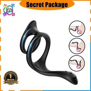 【One month warranty】Male long-lasting penis ring delayed precocious massage ring adult sex toy (1)