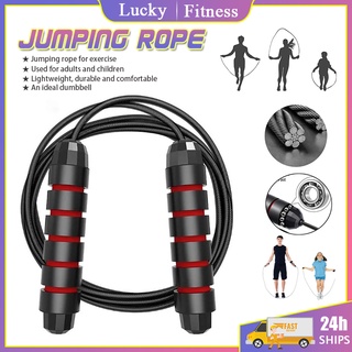 Jumping Rope Tangle-Free with Ball Bearings Rapid Speed Adjustable Jump Rope Skipping Rope