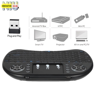 Mini USB Wireless Keyboard Touchpad Air Mouse (Black) (8)