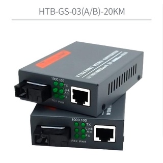 media converter gigabit 1000Mbps HTB-GS-03 A/B Gigabit Fiber Optical Media Converter