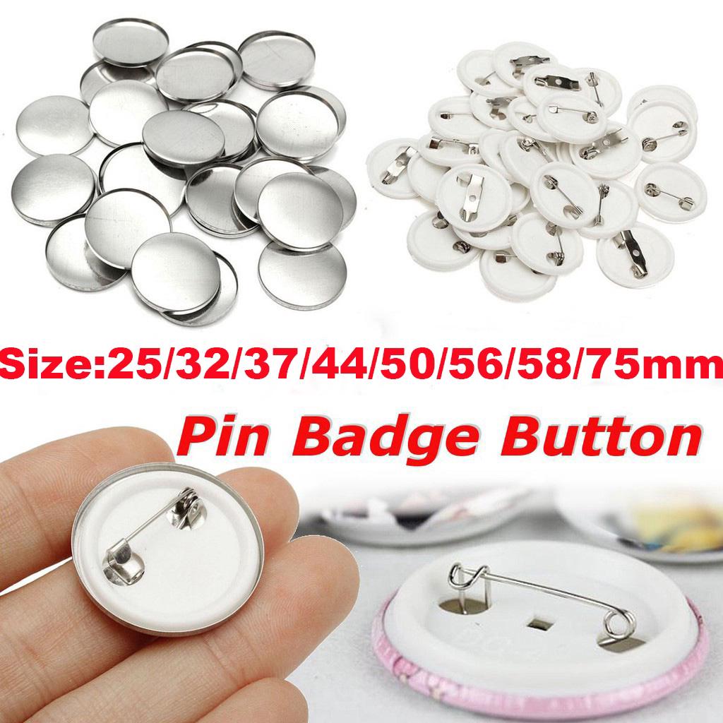 DIY Blank Plastic Back Button Badge Pin Raw Material 1000pcs