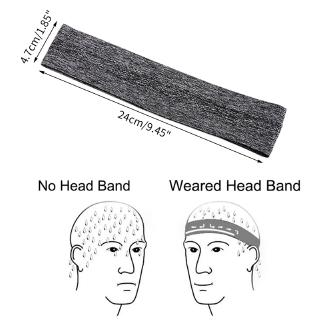 Adjustable Sweat Band Sport Sweat Sweatband Headband Yoga Gym Stretch Head Hair Band Outdoor (2)