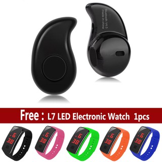 S530 Bluetooth Earphone(Black)With Free LED Electronic Watch
