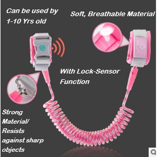 Child Anti-Lost Bracelet w/ Lock-Sensor Function & Traction Rope