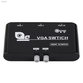 USB & Mobile Fans✶❦Spot❇☜₪2 In 1 Out VGA/SVGA Manual Sharing Selector Switch Switcher Box For LCD PC