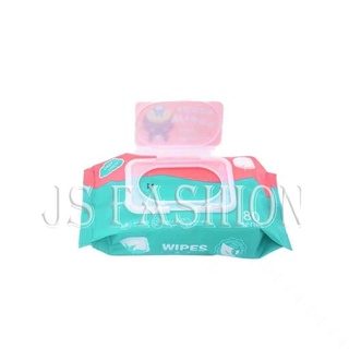 BABY♚☞JS~Baby Wipes 80Pcs Per Pack 99% Water Hypoallergenic (Non-Alcohol-wet wipes)