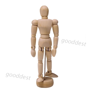 Professional sketch 1Pc Artist Movable Limbs Male Wooden Figure Model Mannequin Art Class Sketching