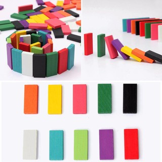 Colorful wooden Domino - 120 pcs