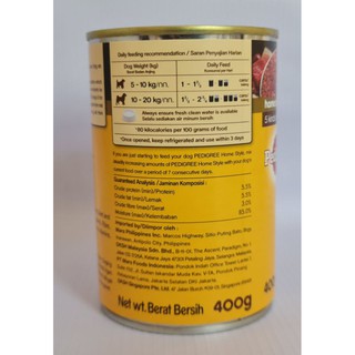 Pedigree Wet in can 400g