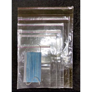 Clear Opp Plastic with self adhesive (100's)