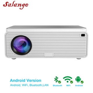 Salange Q9 Android Projector Full HD 1080P Led Projector 6500 Lumens for Home Theater Projector Wifi
